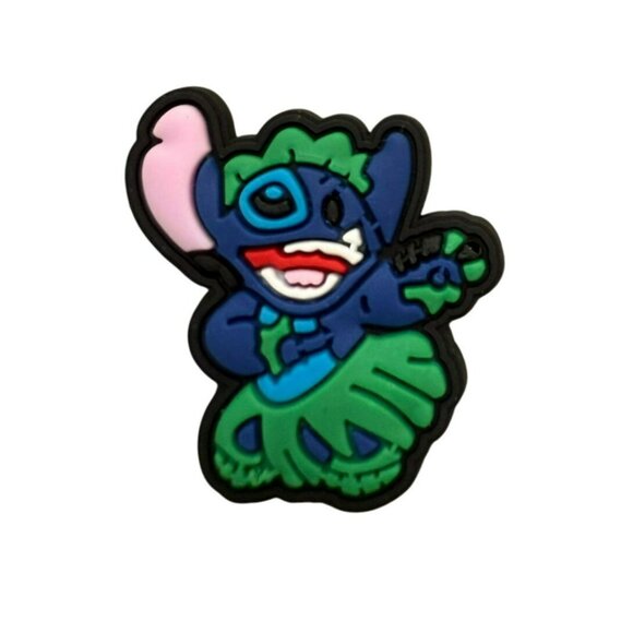 Lilo & Stitch Croc Shoe Charms - Pink Stitch & Hula Stitch Jibbitz - Picture 2 of 4